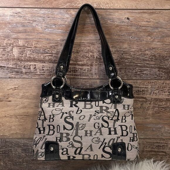 Sag Harbor Ladies Black and Gray Handbag - Picture 3 of 13